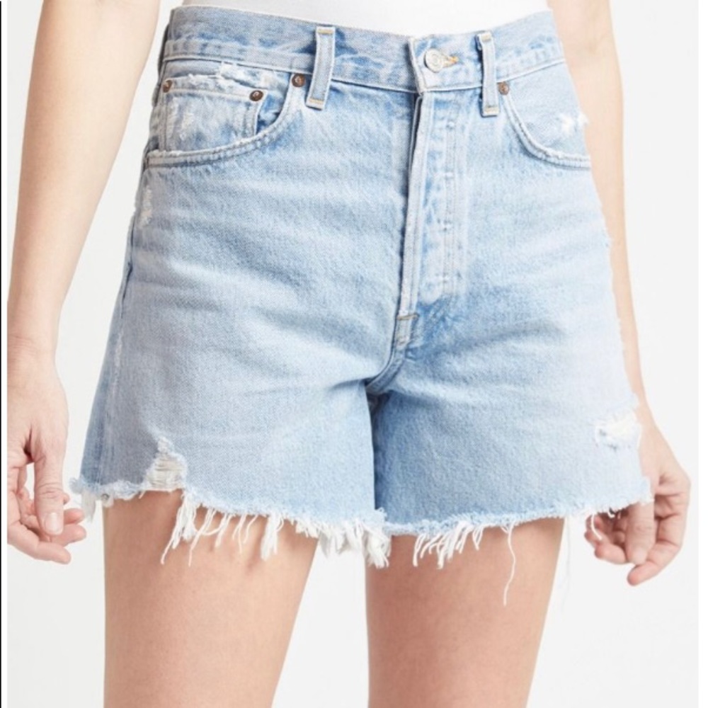 Agolde Long Parker Shorts